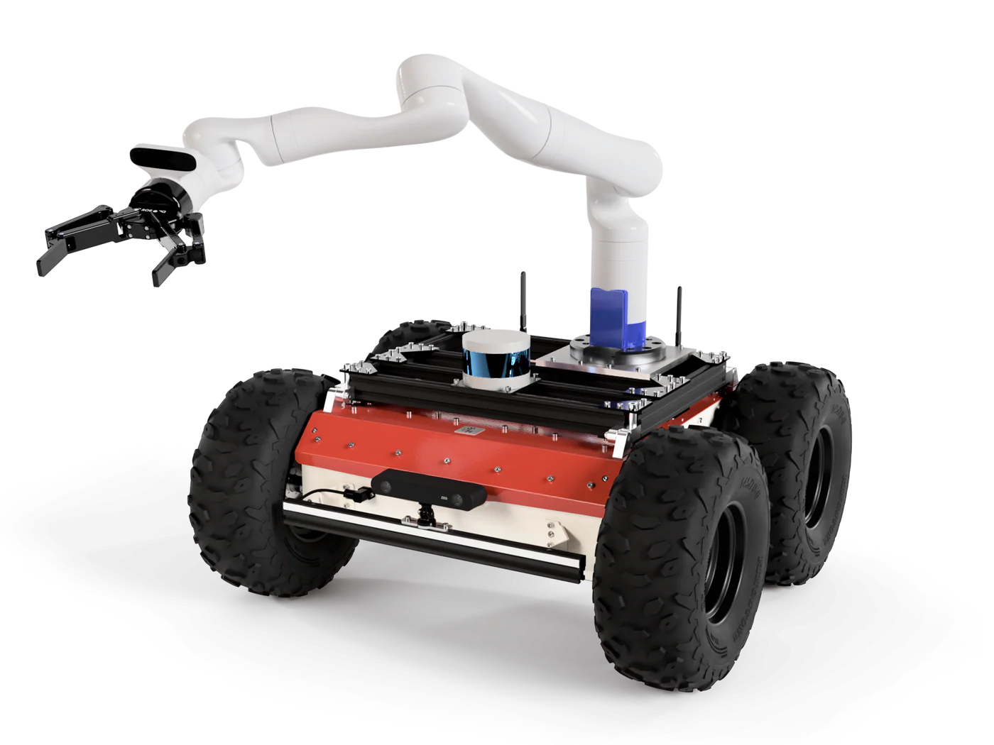 Research and robotics illustration